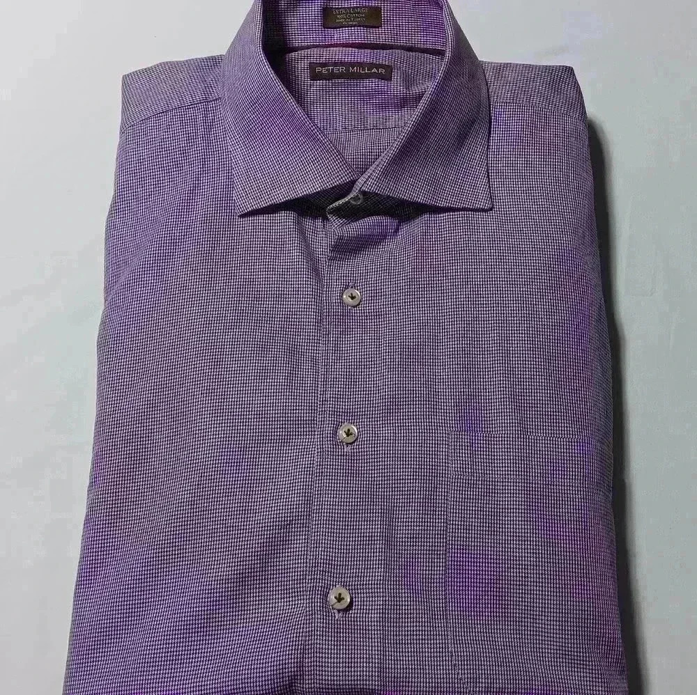 Peter Millar Men's button down shirt XL.